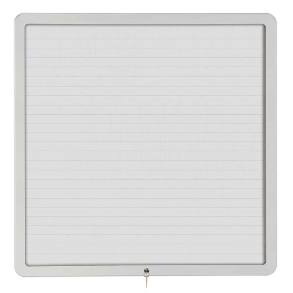 Sliding Door Wood Corkboard, 60"x36", Ligh, UV9004OCS-LTOAK-PEARL